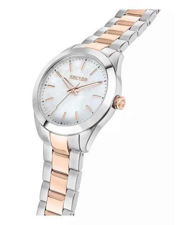Sector 220 Just Time Two Tone Stainless Steel Mother Of Pearl Dial Quartz R3253588520 Women's Watch 2 Sector 220 Just Time Two Tone Stainless Steel Mother Of Pearl Dial Quartz R3253588520 Women's Watch - Image 2