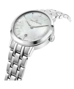 Philip Watch Audrey Crystal Accents Mother Of Pearl Dial Quartz R8253150512 Women's Watch -Watch Discount Store R8253150512 3