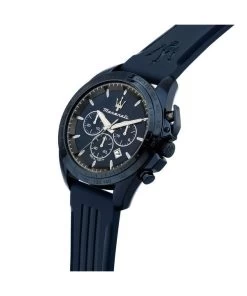 Maserati Traguardo Limited Edition Chronograph Rubber Strap Blue Dial Quartz R8871612042 100M Men's Watch -Watch Discount Store R8871612042 5