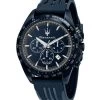 Maserati Traguardo Limited Edition Chronograph Rubber Strap Blue Dial Quartz R8871612042 100M Men's Watch