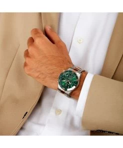 Maserati Competizione Chronograph Two Tone Stainless Steel Green Dial Quartz R8873600004 100M Men's Watch -Watch Discount Store R8873600004 6