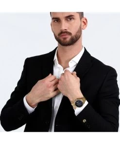 Maserati Epoca Limited Edition Chronograph Gold Tone Stainless Blue Dial Quartz R8873618031 100M Men's Watch -Watch Discount Store R8873618031 4