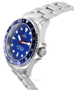 Ratio FreeDiver GMT Series Sapphire Stainless Steel Blue Dial Automatic RTF053 200M Men's Watch -Watch Discount Store RTF053 4
