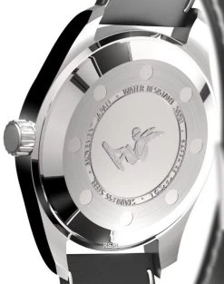 Ratio Skysurfer Pilot Black Textured Dial Leather Automatic RTS310 200M Men's Watch -Watch Discount Store RTS310 7