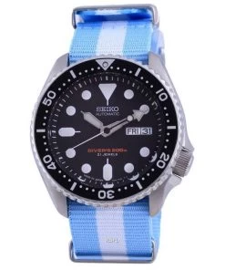 Seiko Automatic Divers Japan Made Polyester SKX007J1-var-NATO24 200M Men's Watch