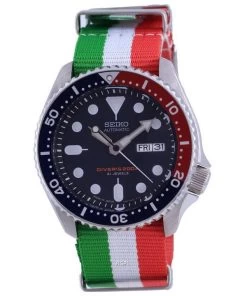 Seiko Automatic Divers Polyester Japan Made SKX009J1-var-NATO23 200M Men's Watch