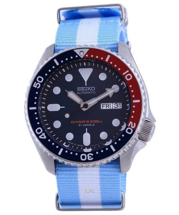 Seiko Automatic Divers Polyester Japan Made SKX009J1-var-NATO24 200M Men's Watch 1 Seiko Automatic Divers Polyester Japan Made SKX009J1-var-NATO24 200M Men's Watch