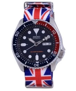 Seiko Automatic Divers Polyester SKX009K1-var-NATO28 200M Men's Watch