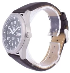 Seiko 5 Sports Automatic Japan Made Ratio Dark Brown Leather SNZG09J1-LS11 Men's Watch -Watch Discount Store SNZG09J1 var LS11 3