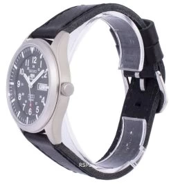 Seiko 5 Sports Automatic Ratio Black Leather SNZG09K1-LS8 Men's Watch -Watch Discount Store SNZG09K1 var LS8 3