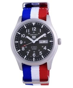 Seiko 5 Sports Military Automatic Polyester SNZG09K1-var-NATO25 100M Men's Watch