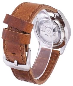 Seiko 5 Sports Automatic Ratio Brown Leather SNZG11K1-LS9 Men's Watch -Watch Discount Store SNZG11K1 var LS9 4