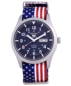 Seiko 5 Sports Automatic Polyester SNZG11K1-var-NATO27 100M Men's Watch