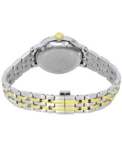 Seiko Presage Cocktail Time White Lady Diamond Accents Gold Dial Automatic SRE010J1 Women's Watch -Watch Discount Store SRE010J1 3