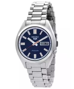 Seiko 5 Sports SNXS Series Stainless Steel Rinse Blue Dial Automatic SRPK87K1 100M Men's Watch