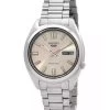 Seiko 5 Sports SNXS Series Stainless Steel Beige Dial Automatic SRPK91K1 100M Men's Watch