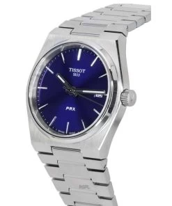 Tissot PRX T-Classic Stainless Steel Blue Dial Quartz T137.210.11.041.00 T1372101104100 100M Unisex Watch -Watch Discount Store T137.210.11.041.00 3