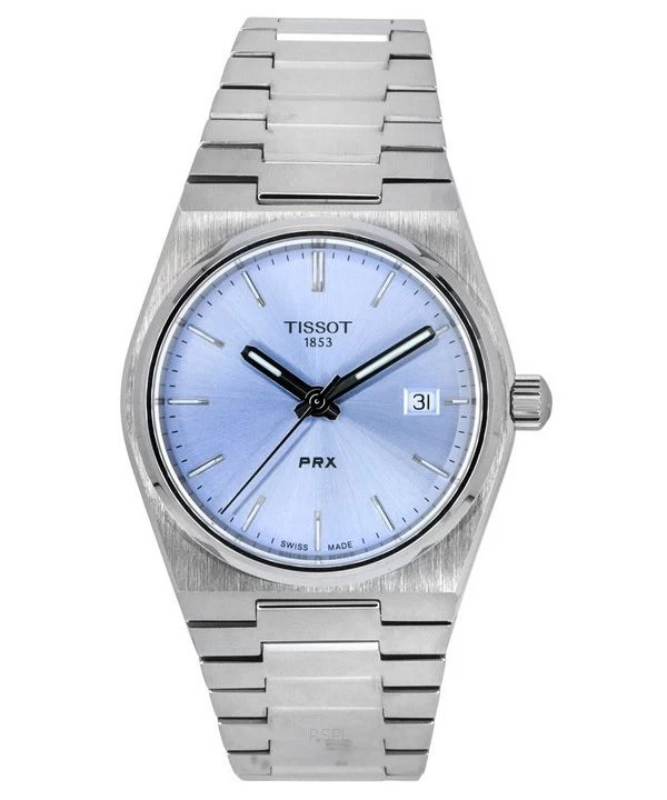 Tissot T-Classic PRX Stainless Steel Light Blue Dial Quartz T137.210.11.351.00 100M Unisex Watch 1 Tissot T-Classic PRX Stainless Steel Light Blue Dial Quartz T137.210.11.351.00 100M Unisex Watch