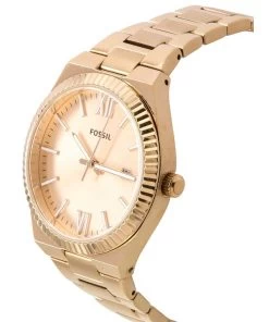 Refurbished Fossil Scarlette Rose Gold Stainless Steel Rose Gold Sunray Dial Quartz ES5258 Women's Watch -Watch Discount Store U612 3