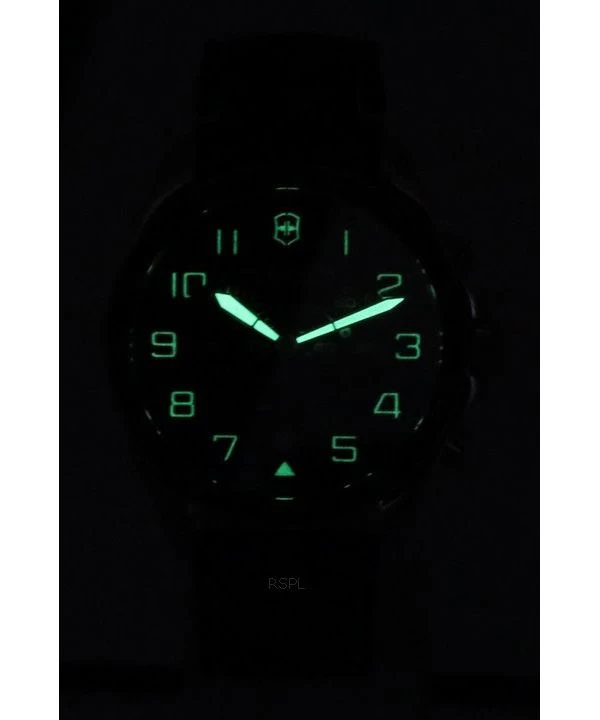 Victorinox Swiss Army Fieldforce Chronograph Black Dial Quartz 241852 100M Mens Watch 2 Victorinox Swiss Army Fieldforce Chronograph Black Dial Quartz 241852 100M Mens Watch - Image 2