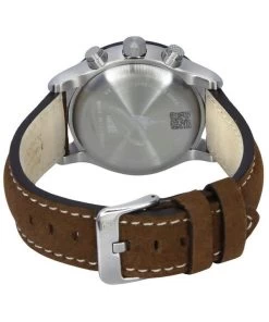 Zeppelin Watches Night Cruise Chronograph Leather Strap Green Dial Quartz 72884 100M Men's Watch -Watch Discount Store Z72884 4